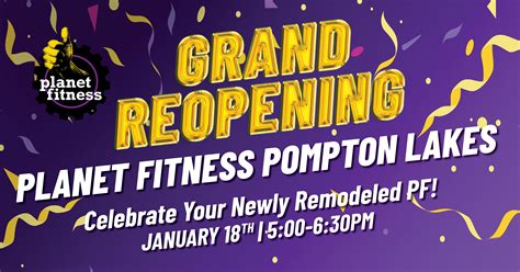 Jan 18 | Planet Fitness Pompton Lakes Grand Re-opening | Oakland, NJ Patch
