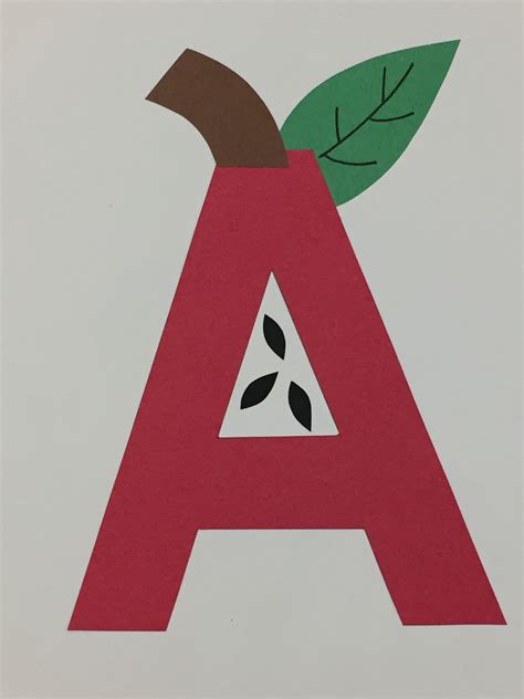 A Is For Apple Letter A Crafts Alphabet Crafts Crafts