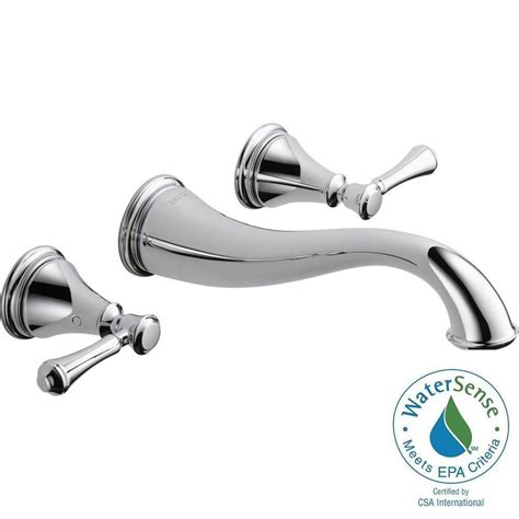 We did not find results for: Delta Cassidy 2-Handle Wall Mount Bathroom Faucet with ...