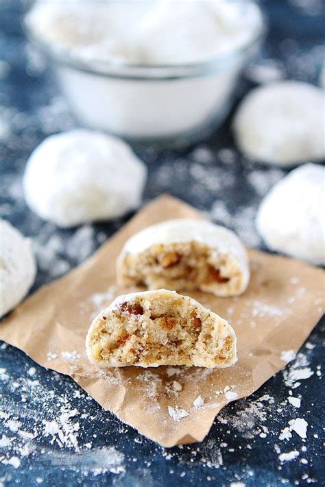 Mexican Wedding Cookies Are Buttery Pecan Cookies Rolled In