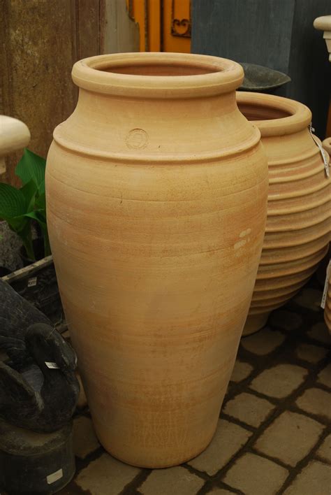 We Have A Variety Of Greek Terracotta Pots This Tall Elegant Pot One