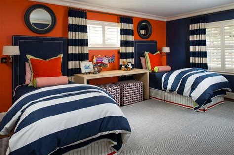 Orange Boys Rooms Bedroom Orange Boy Room Kids Room Orange Accent
