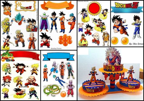 Creation posted by super madcow. Dragon Ball Z: Free Printable Cake and Cupcake Toppers. - Oh My Fiesta! for Geeks