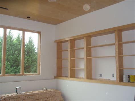 Basement Built In Bookshelves Bookshelf Camp