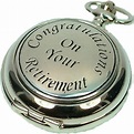 Engraved Retirement Pocket Watch | Perfect Gifts Online | Personalised ...