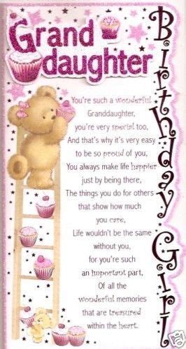 Happy St Birthday Granddaughter Quotes Shortquotes Cc