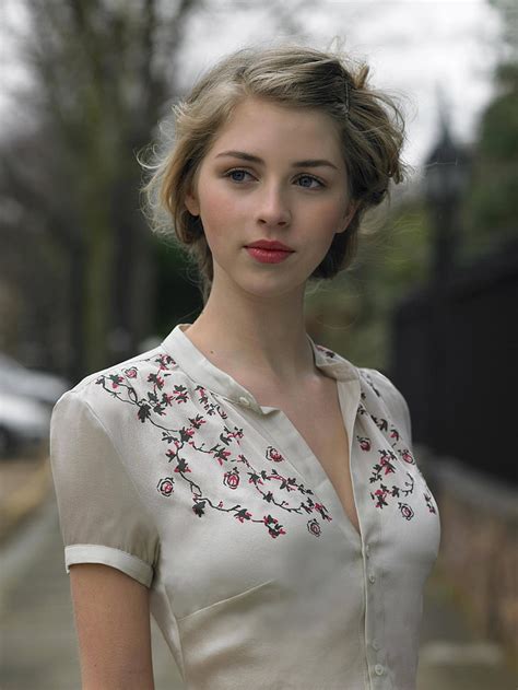 Online Crop Hd Wallpaper Actress Blonde Blue Eyes Face Hermione Corfield Portrait