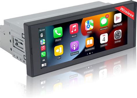 Single Din Touchscreen Car Stereo Wireless Carplay Wireless
