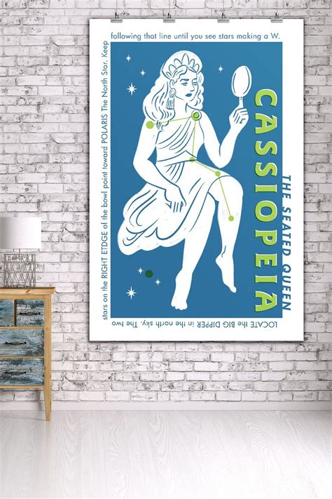 Drawings In The Stars Collection Cassiopeia The Seated Queen