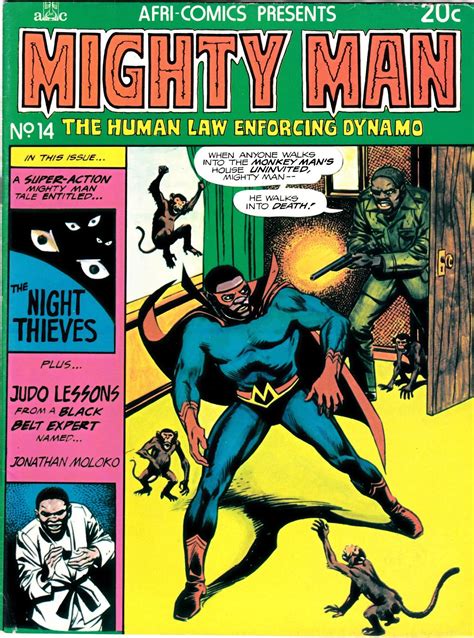 South African Comic Books Afri Comics Mighty Man 14