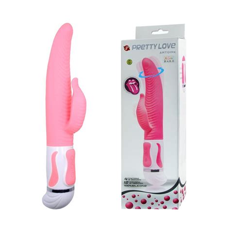 Prettylove Silicone Waterproof 4 Function Rotation And 12 Modes Vibration G Spot Sex Tongue