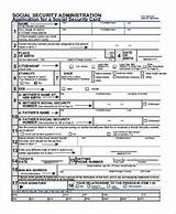 Pictures of Social Security Application