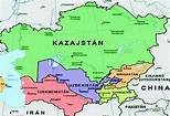 1 A general map showing the Central Asian Republics (Image Google Maps ...