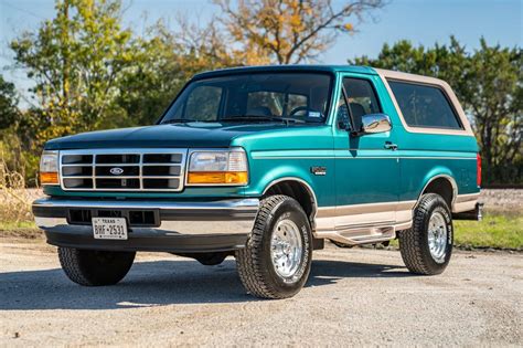 This 1996 Ford Bronco Eddie Bauer Has Less Than 5000 Miles Its