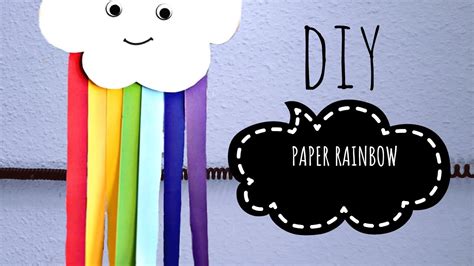 Paper Rainbow Cloud 5 Minutes Craft 🌈 Youtube