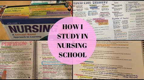 Nursing School Study Routine Study Tips Youtube