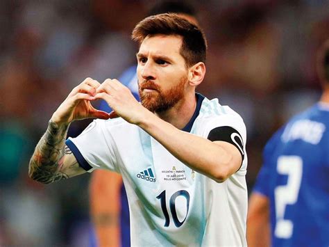 Technically perfect, he brings together unselfishness, pace, composure and goals to make him number one. Copa America: Lionel Messi penalty secures lucky draw for Argentina against Paraguay | Football ...