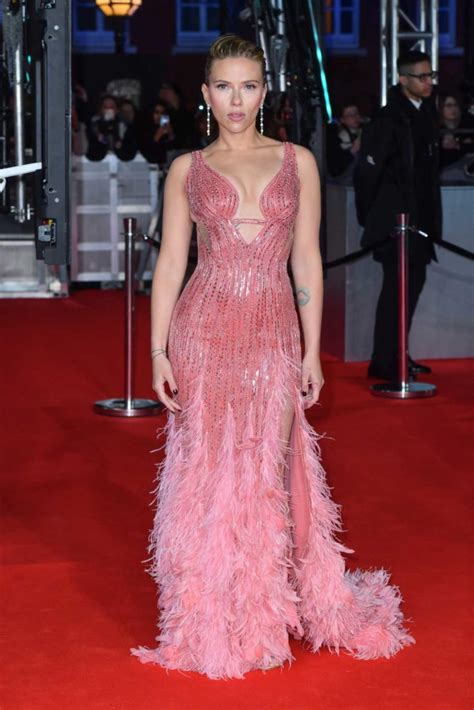 Scarlett Johansson Attends EE British Academy Film Awards Nominees Party In London