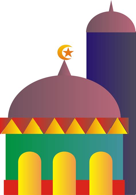 Kartun muslim masjid gambar png. Masjid Clip Art - Cliparts