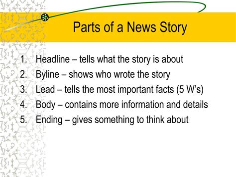 Ppt Writing A Newspaper Story Powerpoint Presentation Free Download