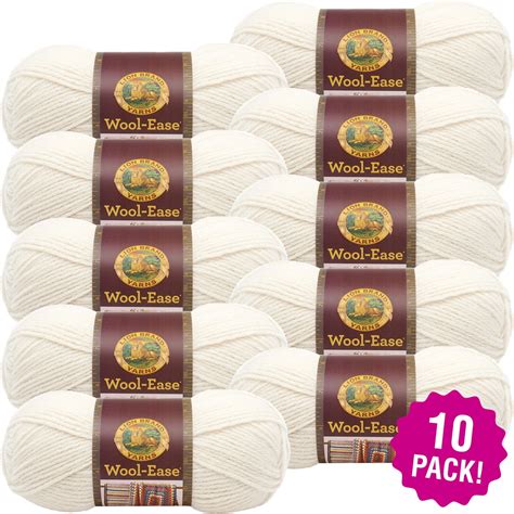 Lion Brand Wool Ease Yarn Fisherman Multipack Of 10