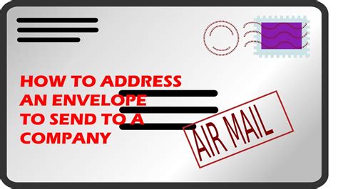 How to address a business envelope effectively select plain colored envelopes. How To Address An Envelope To Send To A Company/Business - YouTube