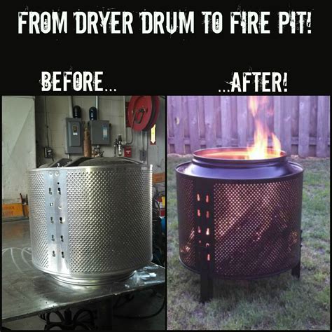 Why a washing machine drum? My Name Is Not King...: DIY: How to Make a Backyard ...