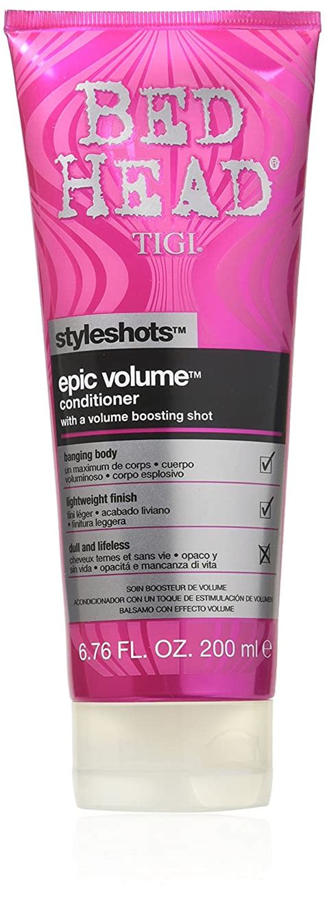 Tigi Bed Head Styleshots Epic Volume Conditioner 6 76 Ounce Amazon In