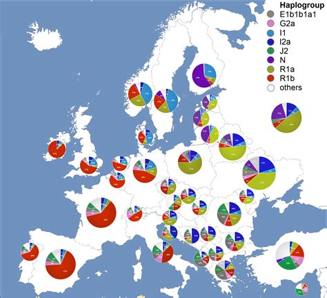 Y Dna Haplogroups In Populations Of Europe R Mapporn