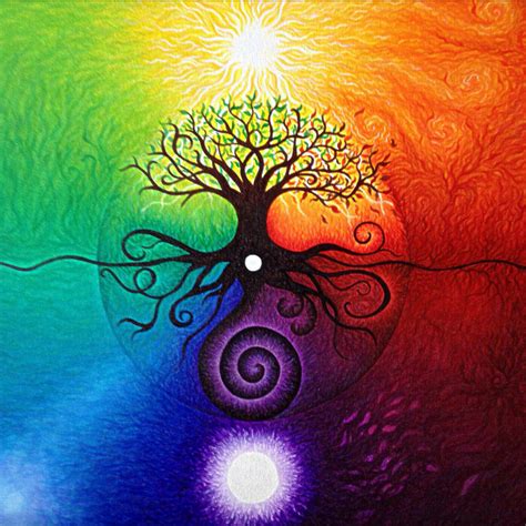 As Above So Below Energy Tree Of Life Art Spiritual Paintings