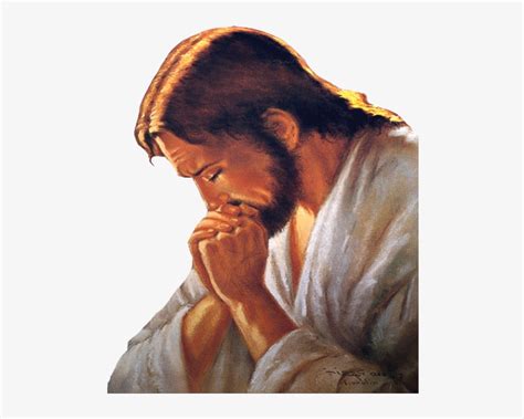 Jesus Orando Jesus Praying Png Image Transparent Png Free Download