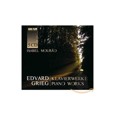 Grieg Piano Works Cd De Audio Edvard Griegisabel Mourao And None