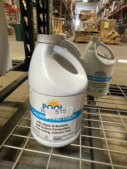 Pool Essentials Chlorinating Liquid For Swimming Pool Use Dallas Online Auction Company