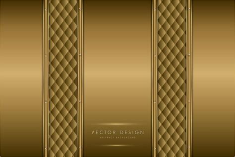 Elegant Gold Metal Panels With Upholstery Texture 1330059 Vector Art At