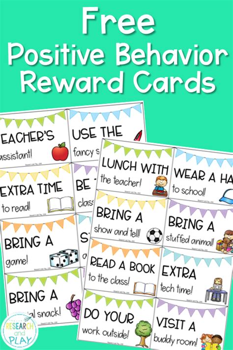 Use These Free Behavior Management Cards To Reward And Recognize Your