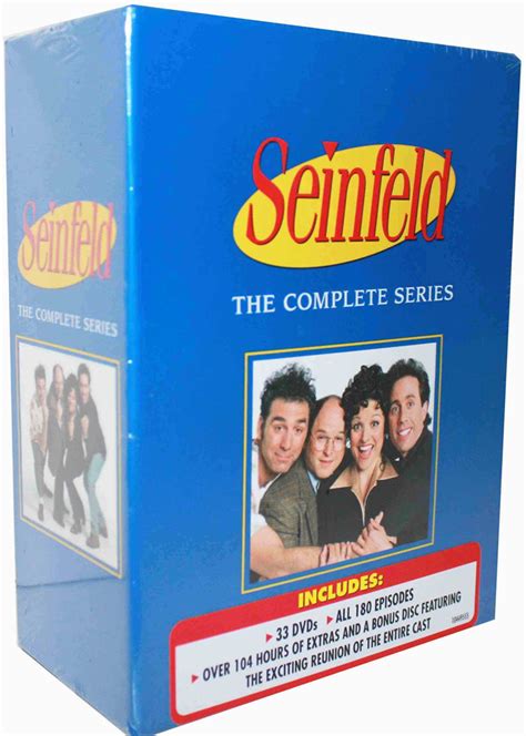 Seinfeld The Complete Series Seasons 1 9 Dvd Box Set 33 Disc Free Shipping