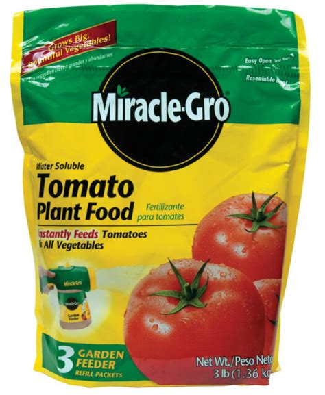 Miracle Gro Water Soluble Tomato Plant Food 3 Pound Tomatos Fertilizer