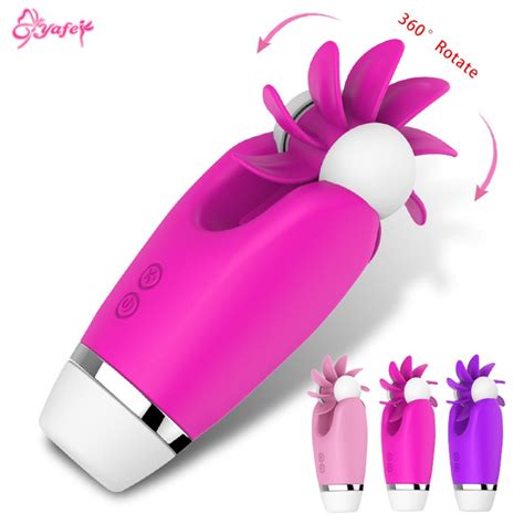 12 Rotation Mode Licking Toy Vibrator Clitoral Stimulator Erotic Sex Toys For Women Female