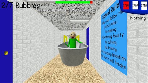 Baldis In A Bathtub V143 Baldis Basics Mod Youtube