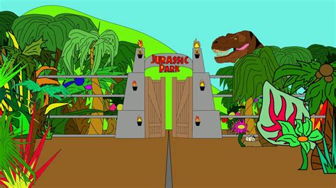 Jurassic Park Dinosaur Cartoon