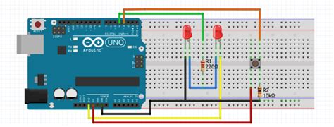 Arduino Flip Flop Blinking Led With Push Button Arduino Led