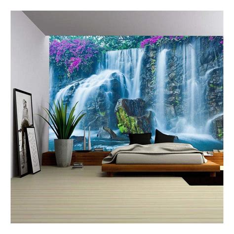 exclusive web offer wallpaper mural photo waterfall wall decor giant paper poster free glue new