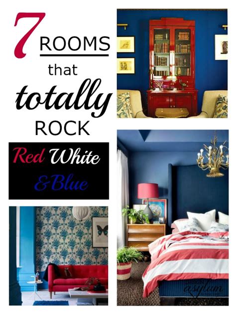7 Rooms That Totally Rock Red White And Blue Design Asylum Blog By