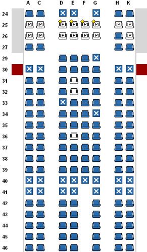 Delta A330 300 Seat Map