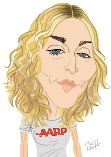 Madonna By Zach Famous People Cartoon Toonpool