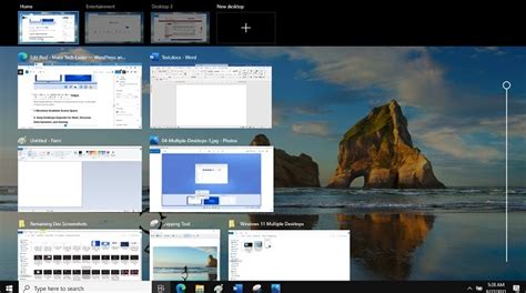 How To Use Multiple Desktops In Windows Make Tech Easier 2023