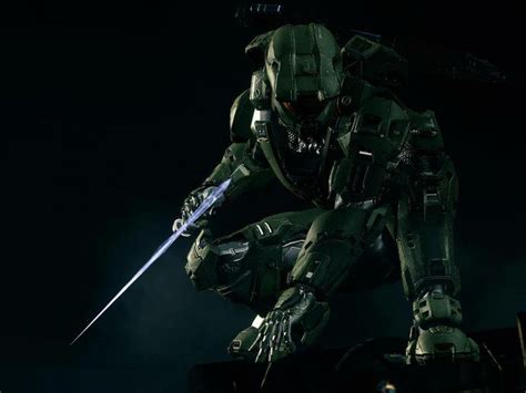 Halo Master Chief With Energy Sword Halo Pinterest