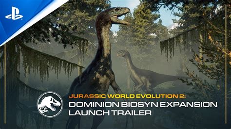 Jurassic World Evolution 2 Dominion Biosyn Expansion Launch Trailer Ps5 And Ps4 Games Youtube