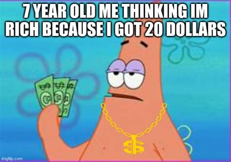 Patrick Star Three Dollars Imgflip