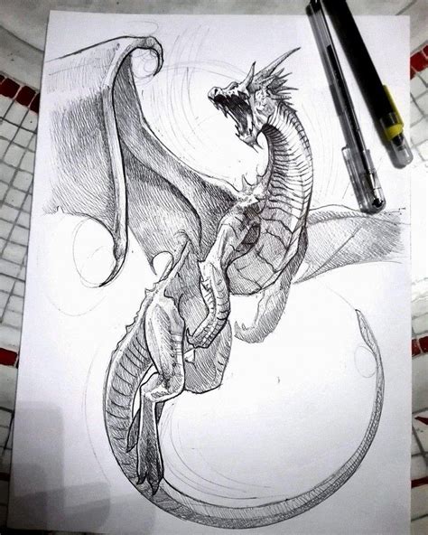 Artstation Dragon Flight Antonello Venditti Cool Dragon Drawings